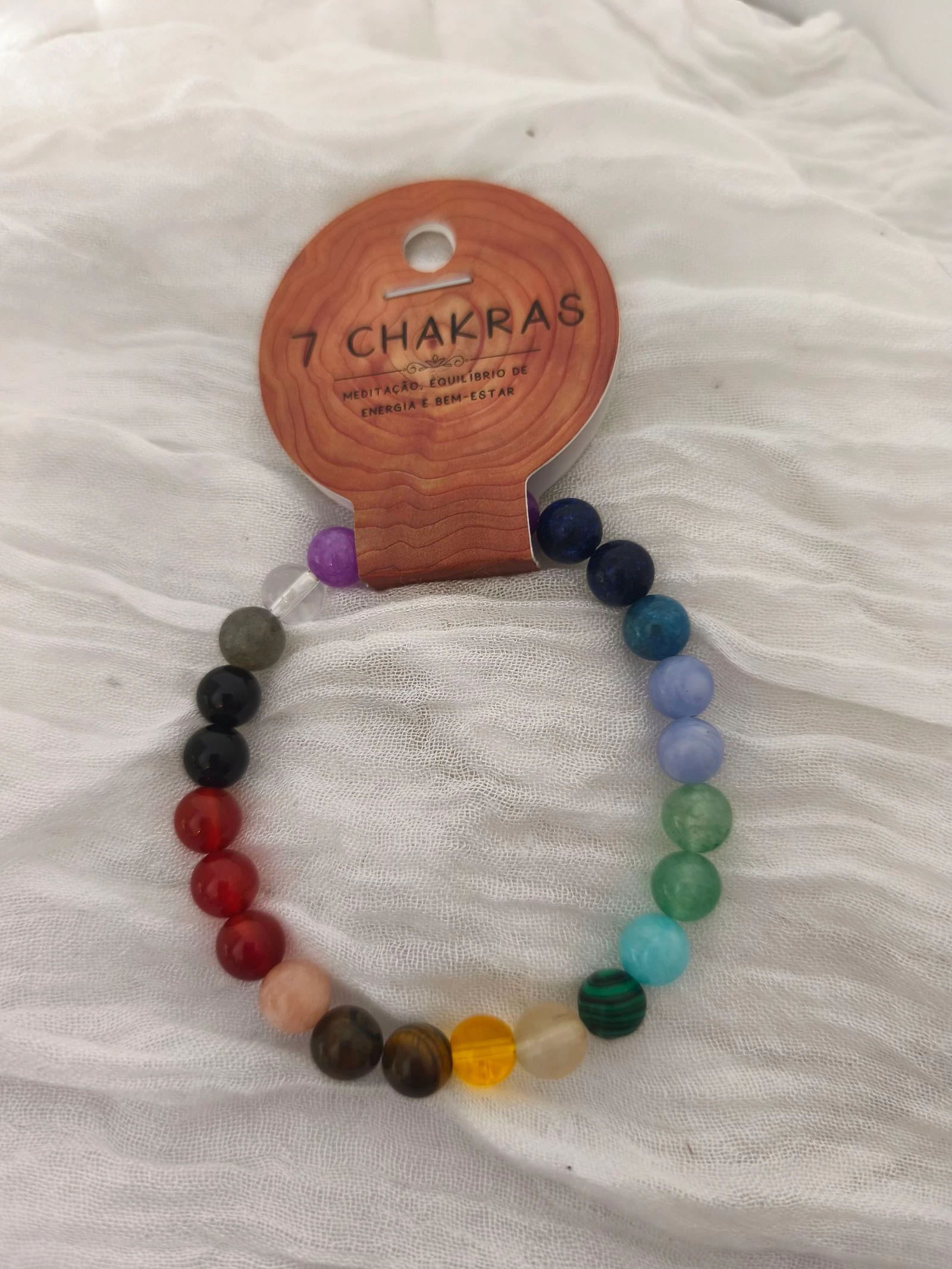 Pulseira dos 7 chakras 